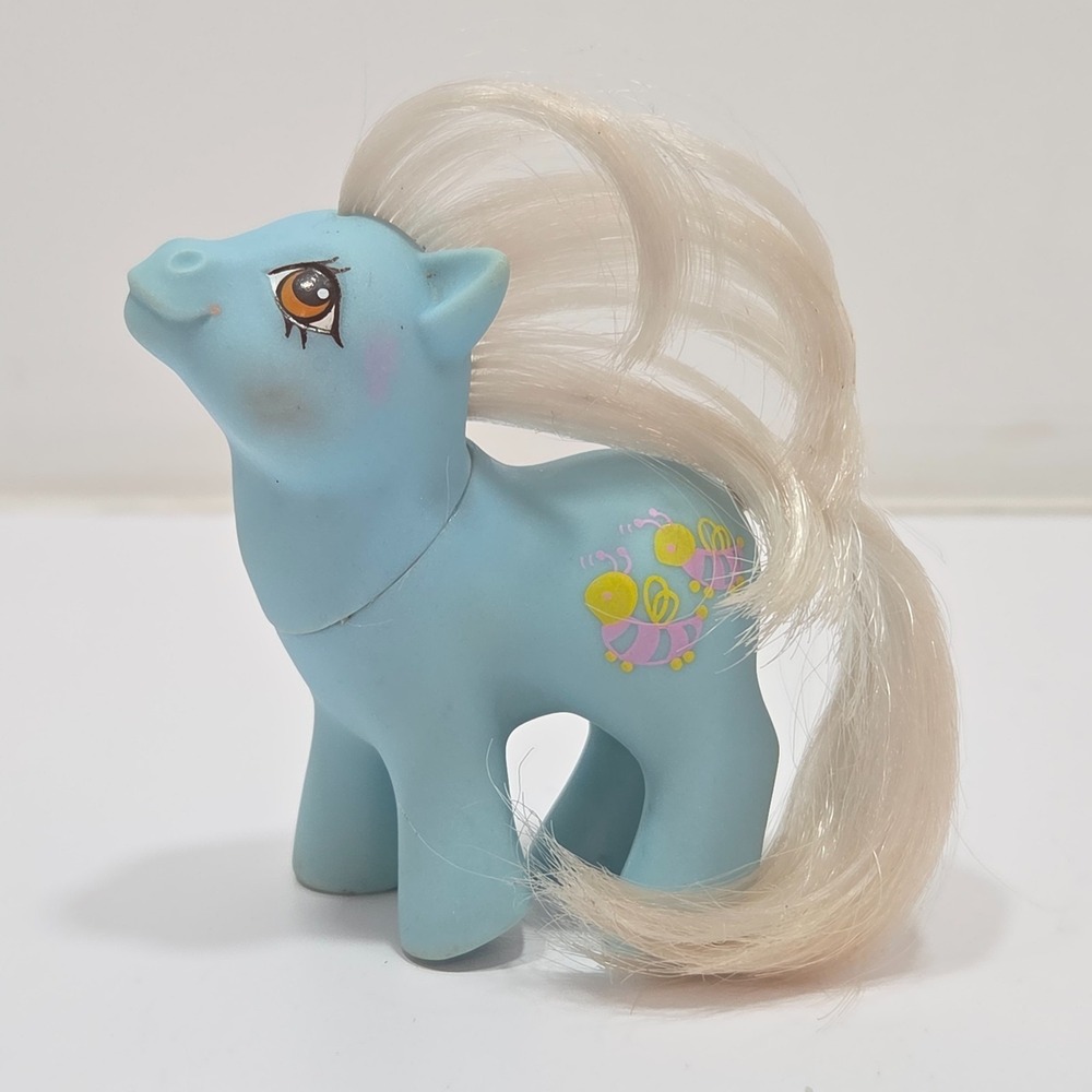 My Little Pony G1 Baby Stripes Pretty Pals Pony Hasbro 1989 Bees Purple Stripes